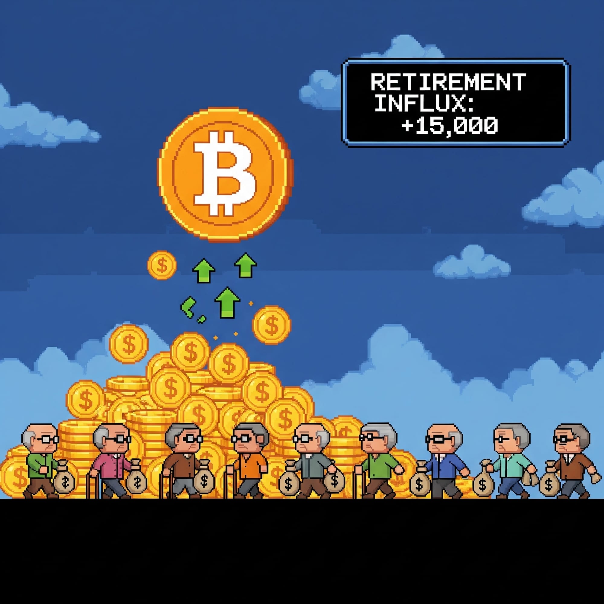 Bitcoin to $200K: How Retirement Funds Could Drive Crypto Growth